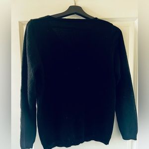 Brand new black v neck sweater.